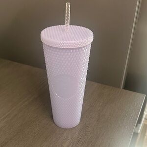 Starbucks Purple iridescent Textured Tumbler with Straw